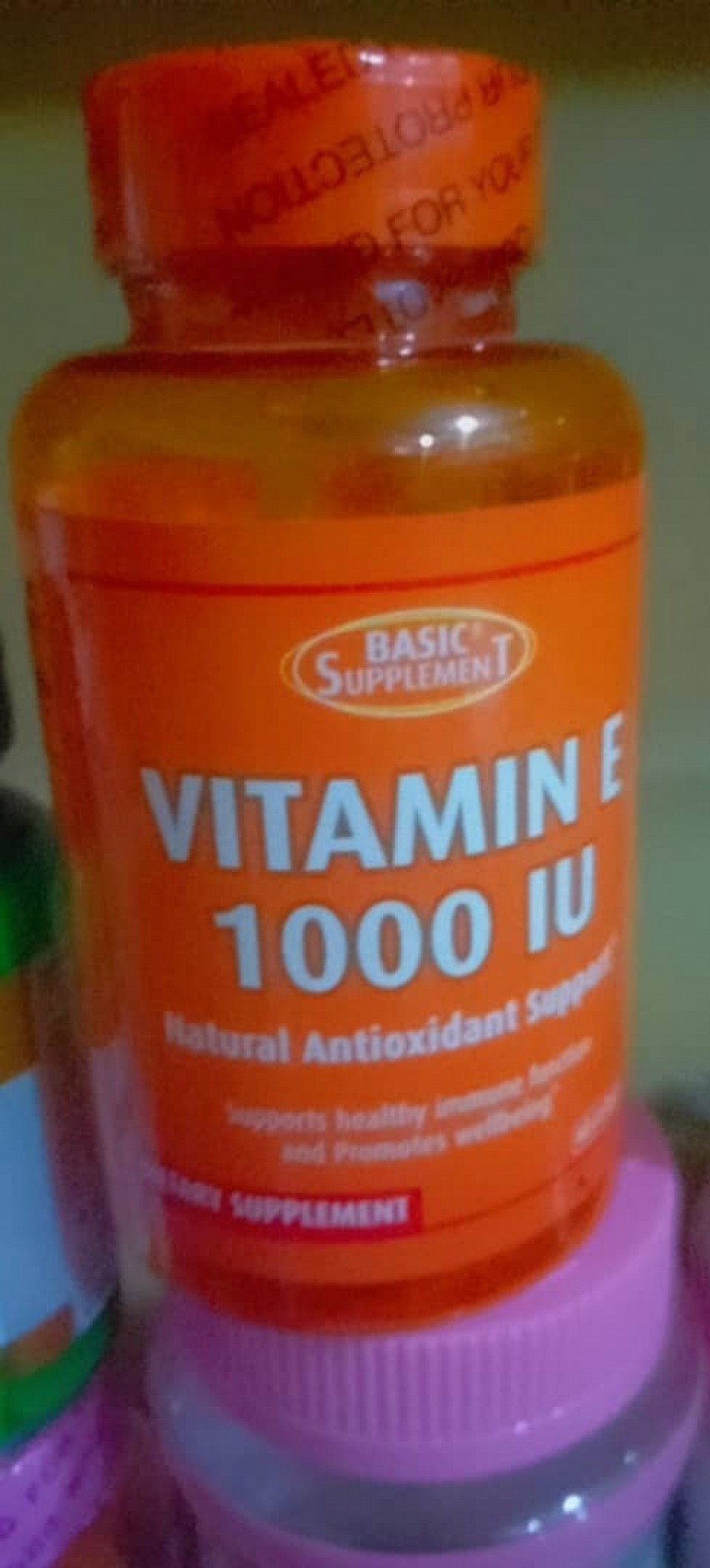 VITAMIN E 1000 IU - NATURAL